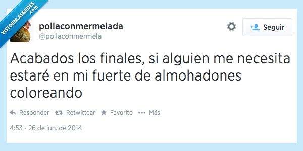 examenes,finales,fuerte,madura,acabar,coloreando,almohadas,almohadones,colorear