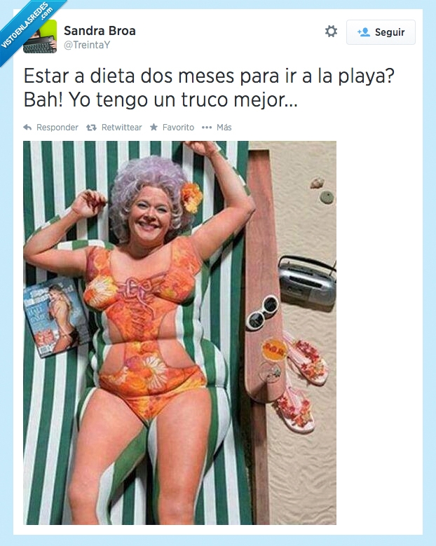 adelgazar,señora,pintar,silla,cuerpo,dentro,gorda,flaca,feliz,playa