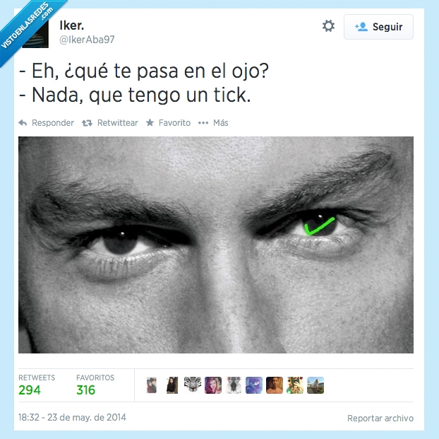 tick,ojo,tic,visto,foto