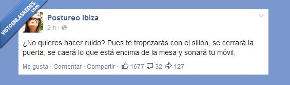 Murphy,ley,ruido,silencio,tropezar,sillon,puerta,caer,movil