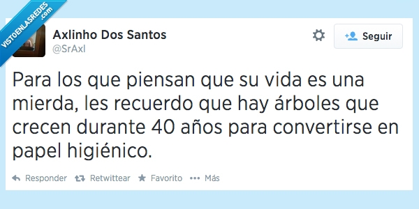 S18,vivir,Vida,Papel higiénico,Árboles,Porquería,crecer