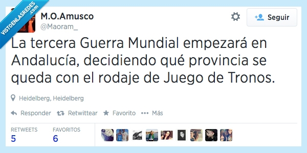 tercera guerra mundial,guerra,mundial,Andalucía,juego de tronos,game of thrones