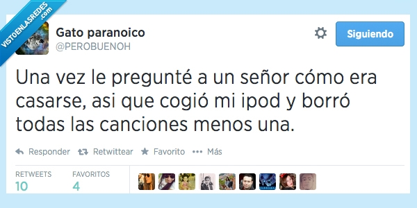 mujer,casarse,cancion,1,solo,dejar,una,musica,ipod,canciones