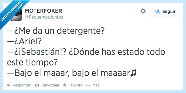 comprar,Ariel,Sebastián,detergente,la sirenita,disney