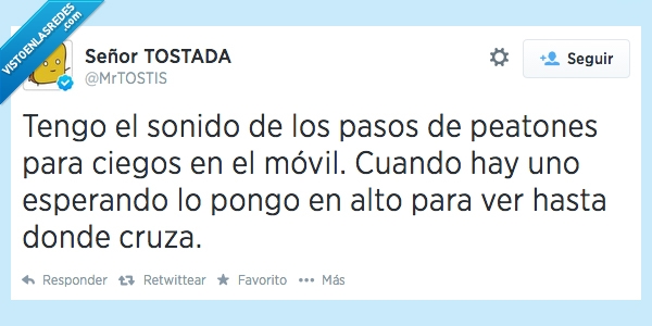 ruido,Ciego,peatones,sonido,broma,movil,troll,guardado