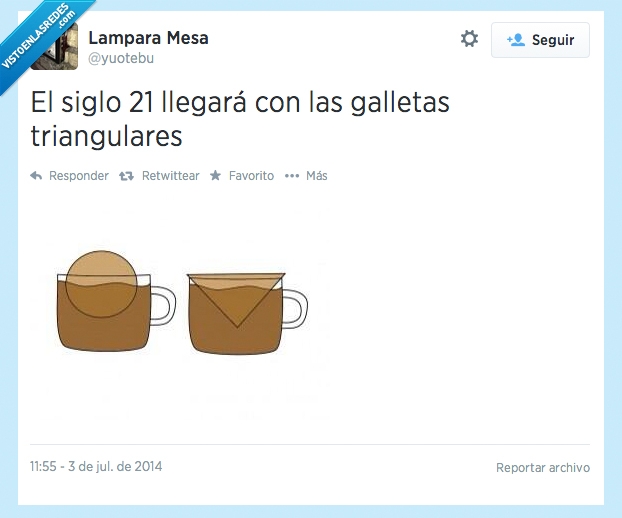 siglo XXI,galleta,triangular,mojar,redonda,triangulo,bebe,te,cafe