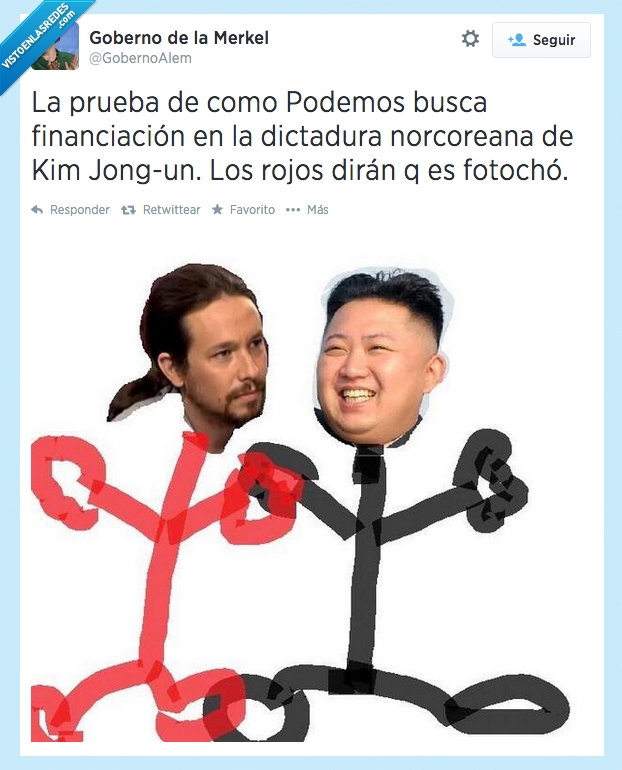 rojos,kim jong un,pablo iglesias,podemos,comunista,politica