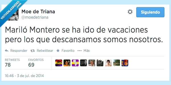 vacaciones,Mariló Montero,descanso,nosotros