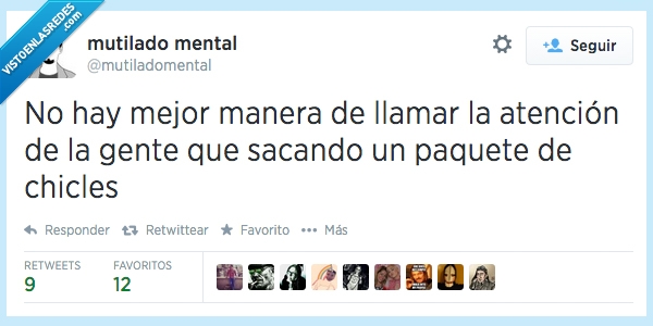 chicle,paquete,atención,todos,chicles