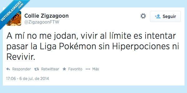 Revivir,Hiperpoción,Liga Pokémon,ZigzagoonFTW,Pokémon