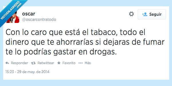 ahorrar,drogas,comprar,caro,tabaco,dinero
