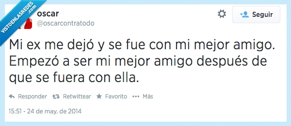 ex,cuernos,mejor amigo,se fue,me dejó,ahora mejores amigos