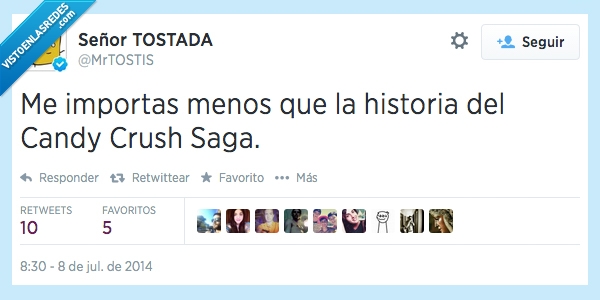 historia,menos,importar,importas,Candy Crush