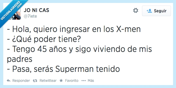 ingresar,xmen,poder,tiene,edad años,padres,superman tenido,supermantenido,super mantenido