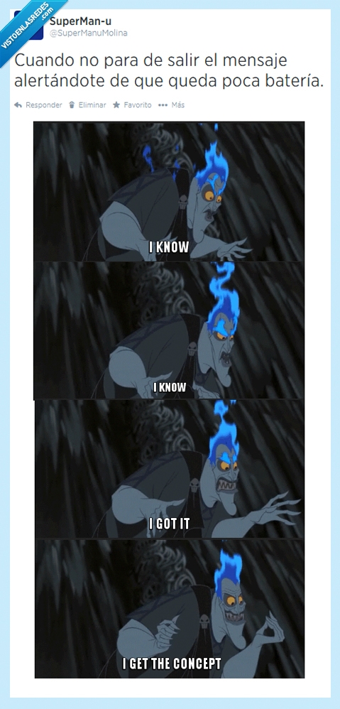 disney,hades,hércules,batería,móvil,alerta,concepto