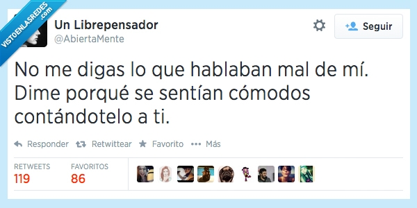 twitter,hablar mal,confiar,contar,comodo,contandotelo