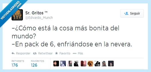 nevera,seis,cerveza,pack,mundo,bonita,cosa