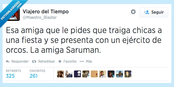 feas,amigas,fiesta,amiga,ejercito,orcos,Saruman