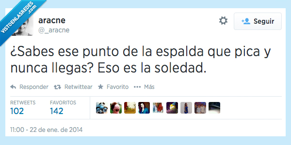 soledad,punto,llegar,picar,espalda,sabes,saber