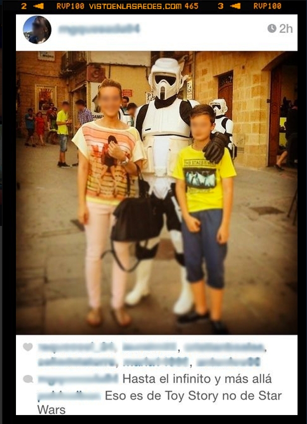 star wars,toy story,buzz lightyear,soldado,hasta el infinito y más allá,instagram