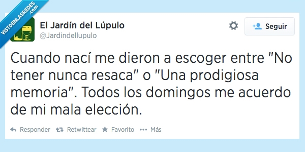 cerveza,beber,twitter,alcohol,amnesia,memoria,resaca,domingo