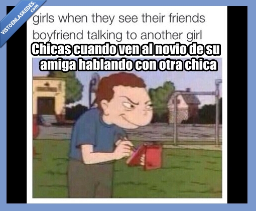 randall,amigas,chicas,La banda del patio,novio,apuntar,hablar,otra,chica,cuernos