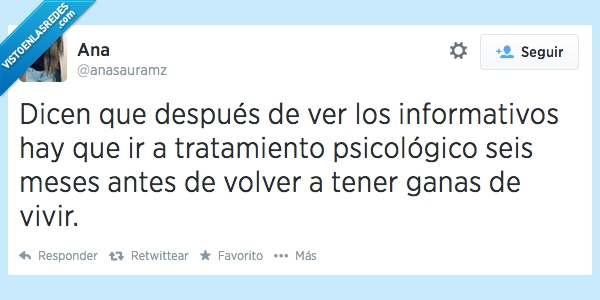 robos,noticias,informativos,asesinatos,accidentes,depresion,ganas,vivir