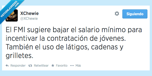bajar,fmi,salario,minimo,esclavo,latigo,cadena,grillete,joven,juventud,crisis