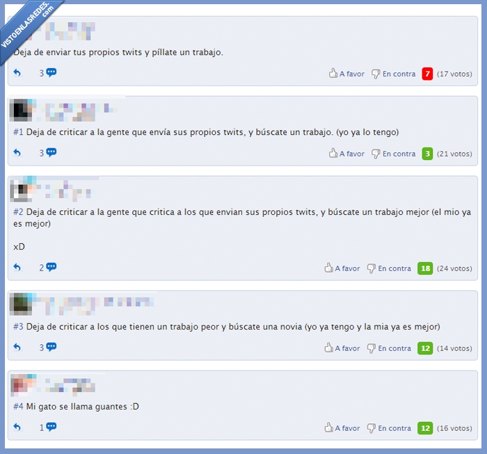 Visto en las redes,VEF,Comentarios,Cadena,criticar,enviar,tweets