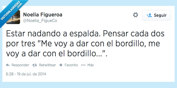 nadando,dar,chocar,Piscina,Bordillo,Espalda,Nadar