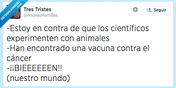 cancer,vacuna,experimentar,ratas,hipocresia,salvar,vida