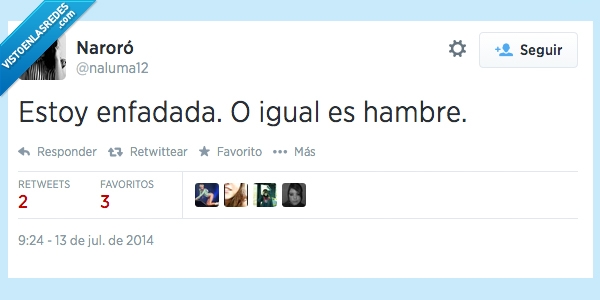 naluma12,twitter,comida,enfado,Hambre