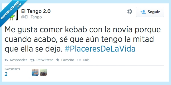 Kebab,Novia,comer,Placer,medio,sobrar,ella