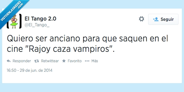 Vampiro,Caza,Rajoy,Cine,Mayor,rajoy cazavampiros