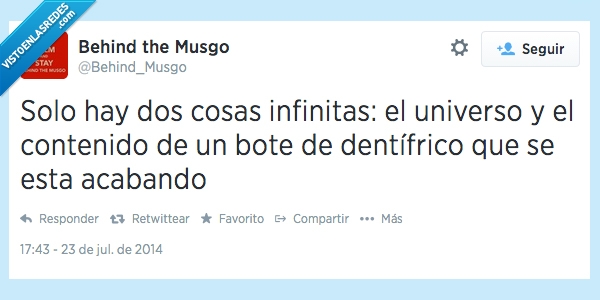 acabando,universo,infinito,pasta dientes,dentifrico,acabar,apretar