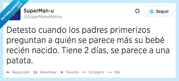 parecidos,recién nacido,primerizos,patata,padres