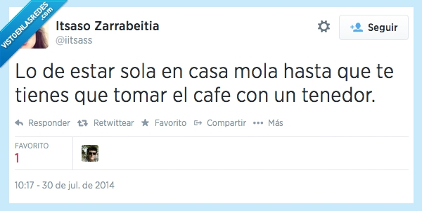 pereza,vagancia,limpiar,soledad,tenedor,remover,mola,casa,sola,cafe