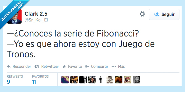 sucesion,mirar,seguir,juego de tronos,fibonacci,serie,conoces