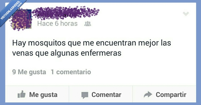 enfermeras,algunas,venas,mejor,encontrar,encuentran,mosquito