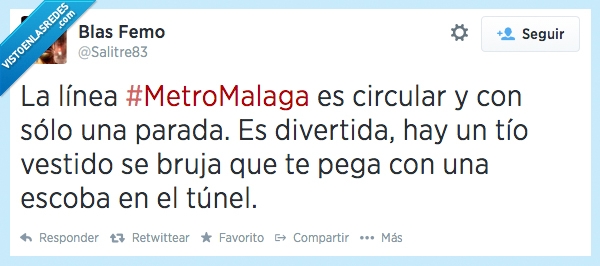 circular,metro,málaga,tren,bruja,escoba,tio,hombre,vestido