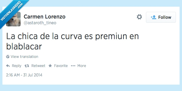 chica,curva,blablacar,premium,usuaria,uso,usar,utilizar