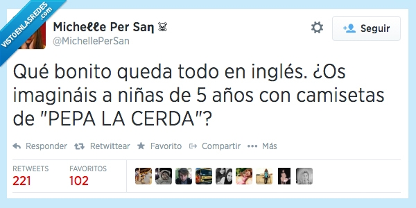 pepa,cerda,niños,ingles,5 años,camiseta,peppa pig,serie