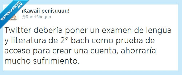 sufrimiento,literatura,bachillerato,ortografía,twitter
