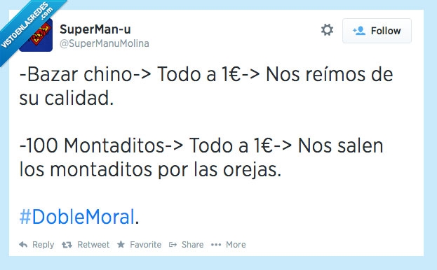 todo a un euro,doble moral,100 montaditos,chinos