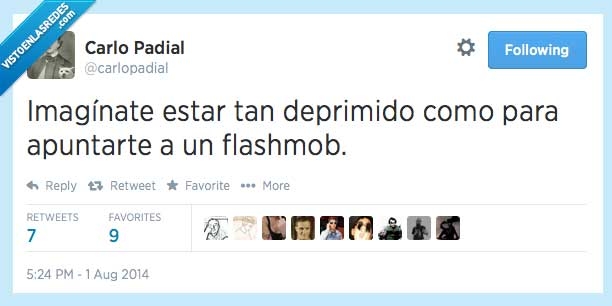 drama,flashmob,deprimido,solitario