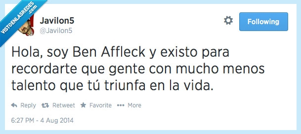 actor,triunfar,talento,ben affleck