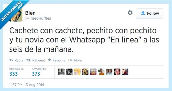 novia,cachete con cachete,cantar,whatsapp,canción,cuernos