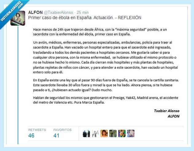 Reflexión,Ébola,Cura,Hospitales,Cartilla sanitaria,90 Dias