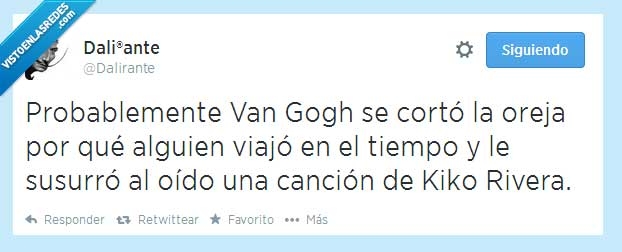 kiko rivera,paquirrin,van gogh,oreja,viajar,pasado,maquina del tiempo,dalirante