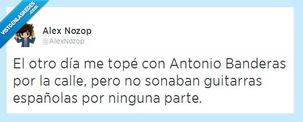 española,guitarra,antonio banderas,alex nozop